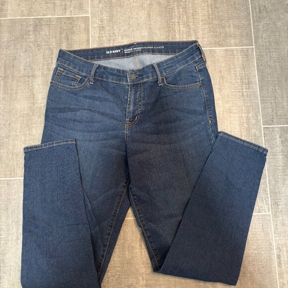 Old Navy Mid-Rise Super Skinny Jeans - Women's Size 10 - Picture 2 of 5